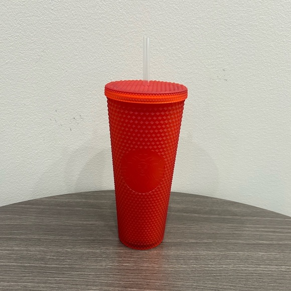 Starbucks Other - Starbucks Red Plastic Textured 2020 Studded Holiday Tumbler